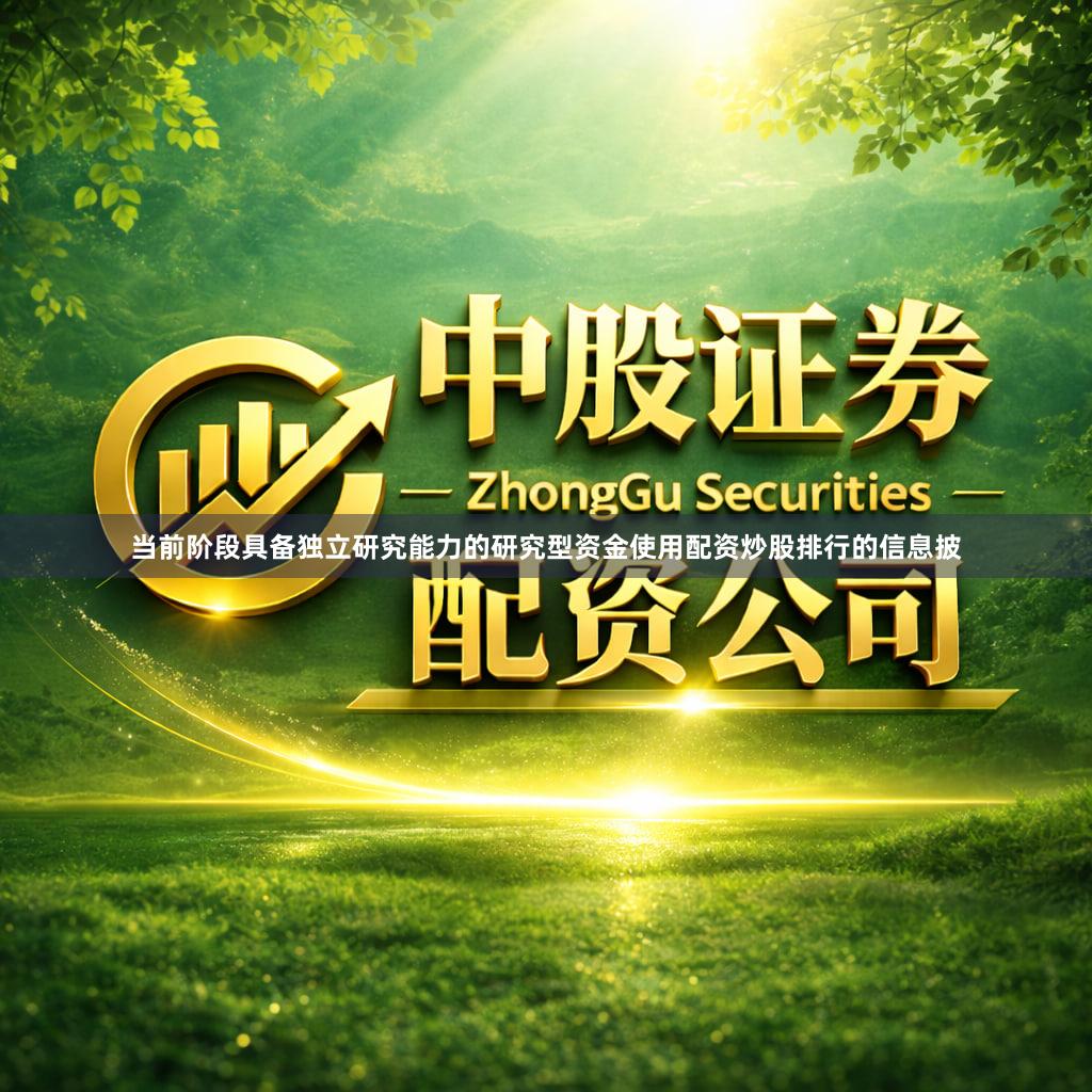 当前阶段具备独立研究能力的研究型资金使用配资炒股排行的信息披