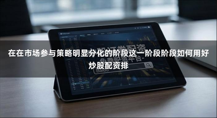 在在市场参与策略明显分化的阶段这一阶段阶段如何用好炒股配资排