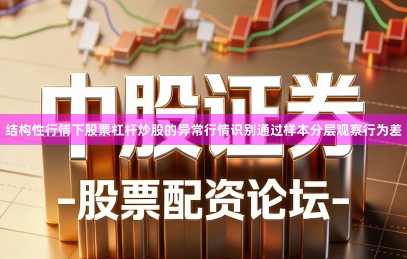 结构性行情下股票杠杆炒股的异常行情识别通过样本分层观察行为差